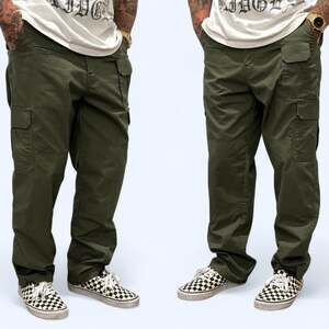 Ryno Gear Tactical Cargo Pants Olive Green Size 34
